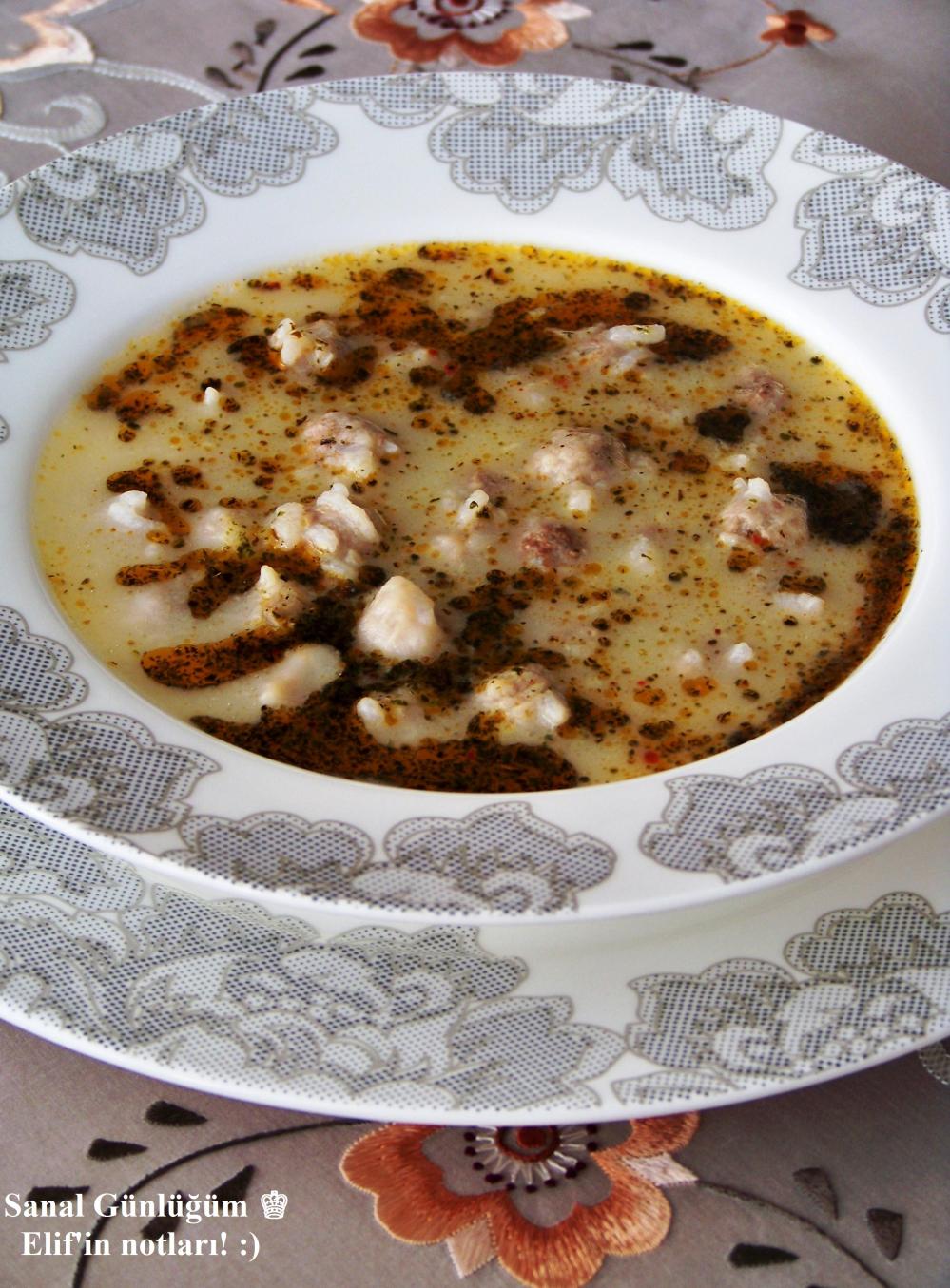 Terbiyeli Köfte Çorbası