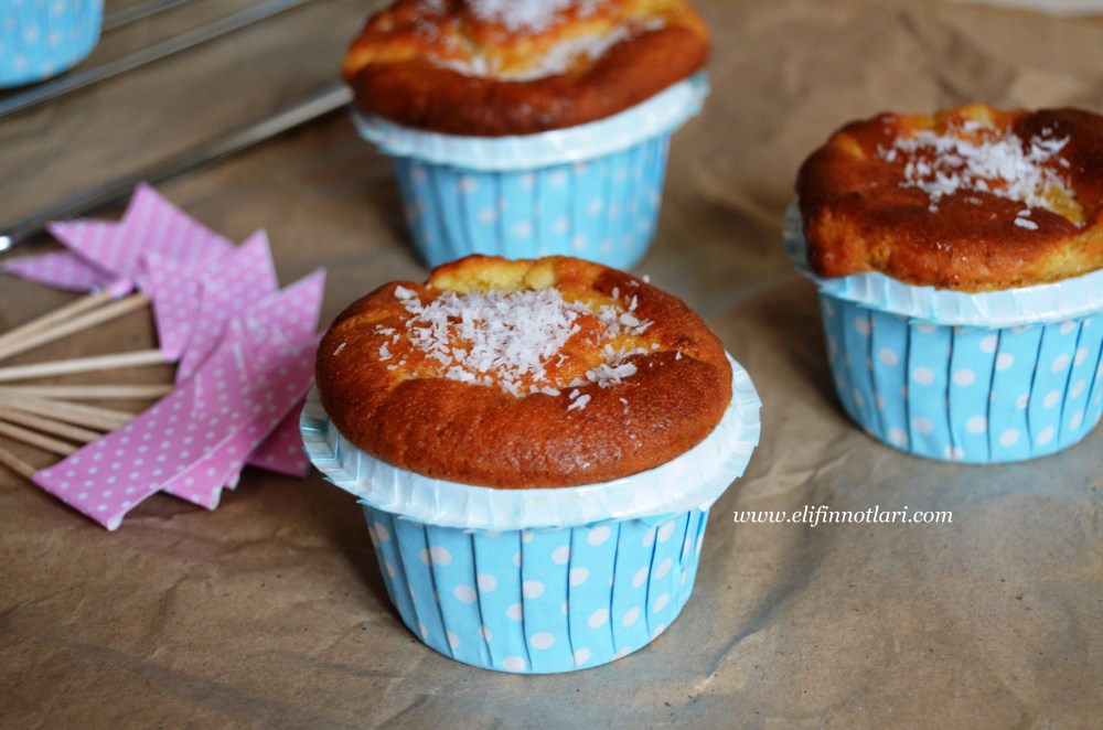 Portakallı ve Ananaslı Muffin